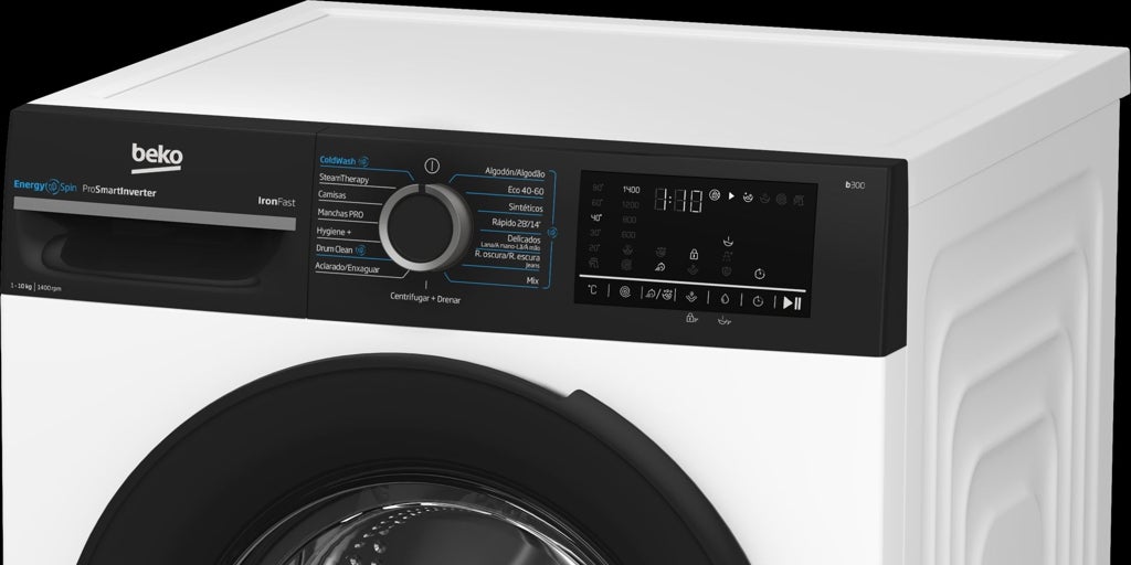 Probamos la nueva lavadora de Beko que ahorra electricidad al consumidor
