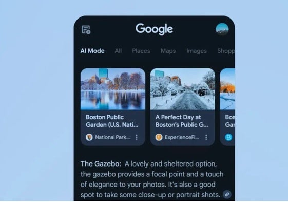 El modo IA ya está disponible en Estados Unidos