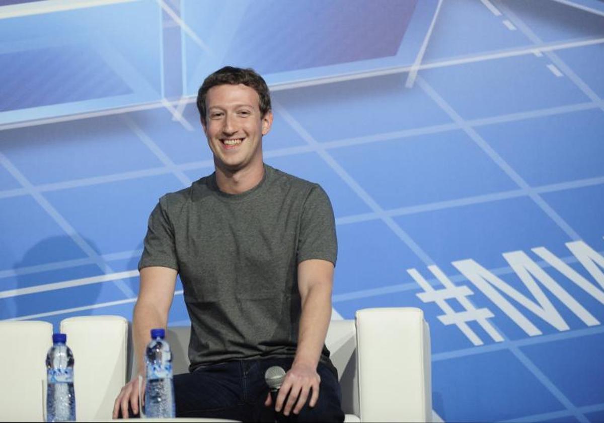 Mark Zuckerberg, director ejecutivo de Meta, durante una intervención