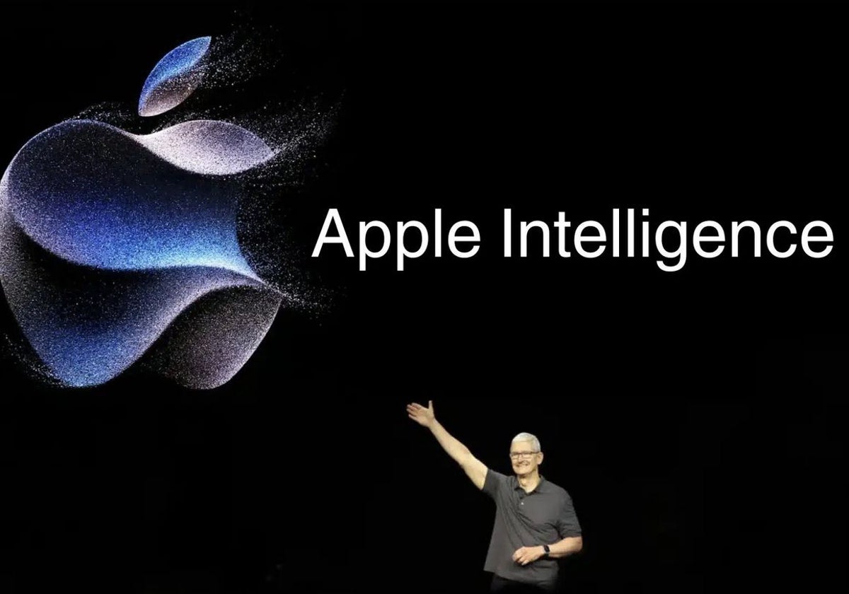 El CEO de Apple, Tim Cook, durante la presentación de Apple Intelligence