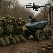 Por primera vez en la historia, los soldados rusos se rindieron ante una ofensiva solo de robots