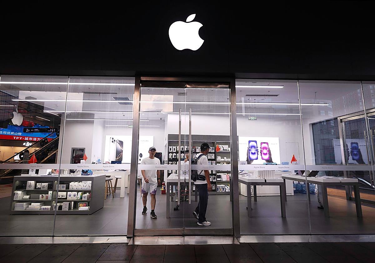 Una tienda de Apple en China
