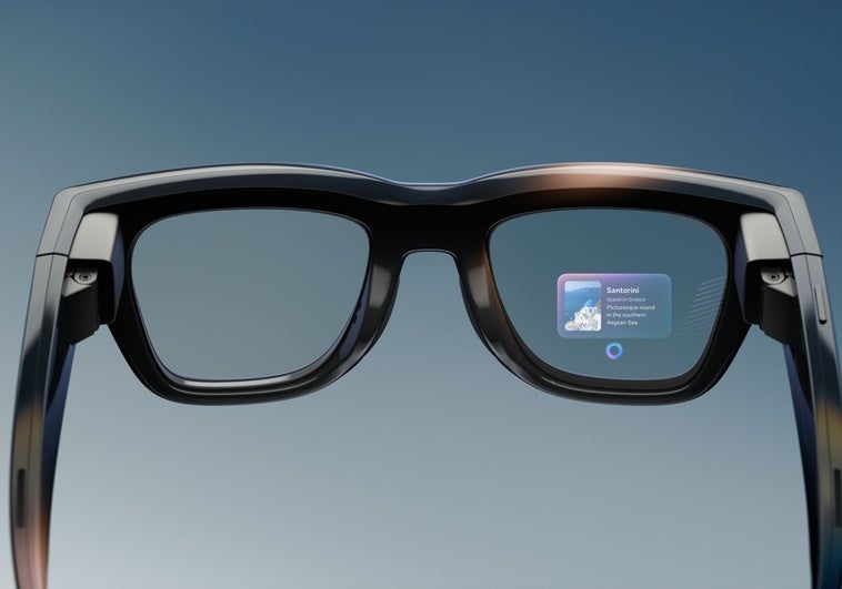 Las Display de Meta cuentan con pantallas para ver información digital