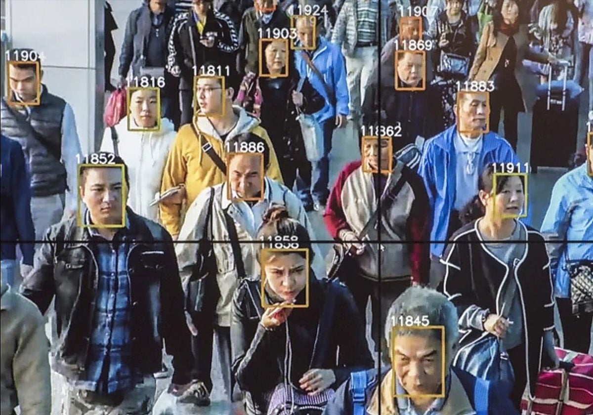 Sistema de reconocimiento facial utilizado en el aeropuerto Internacional de Pekín-Capital