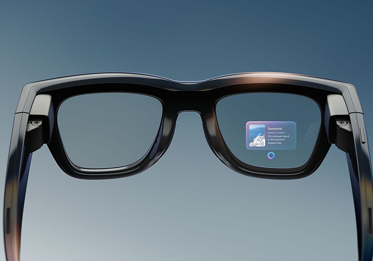 Las Ray-Ban Meta Display incorporan una pantalla con la que el usuario puede consultar contenido digital sin perder de vista su entorno