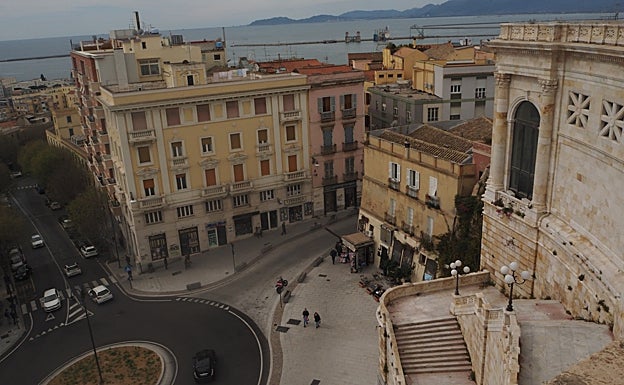 Bastión de St. Remy, en Cagliari