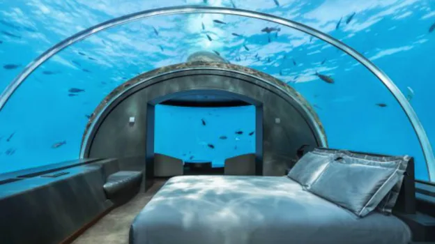 Habitación submarina del Conrad Maldives Rangali Island