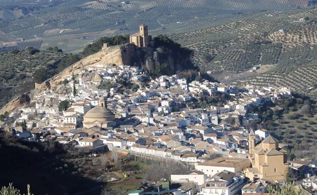 Mirador panorámico, en Montefrío