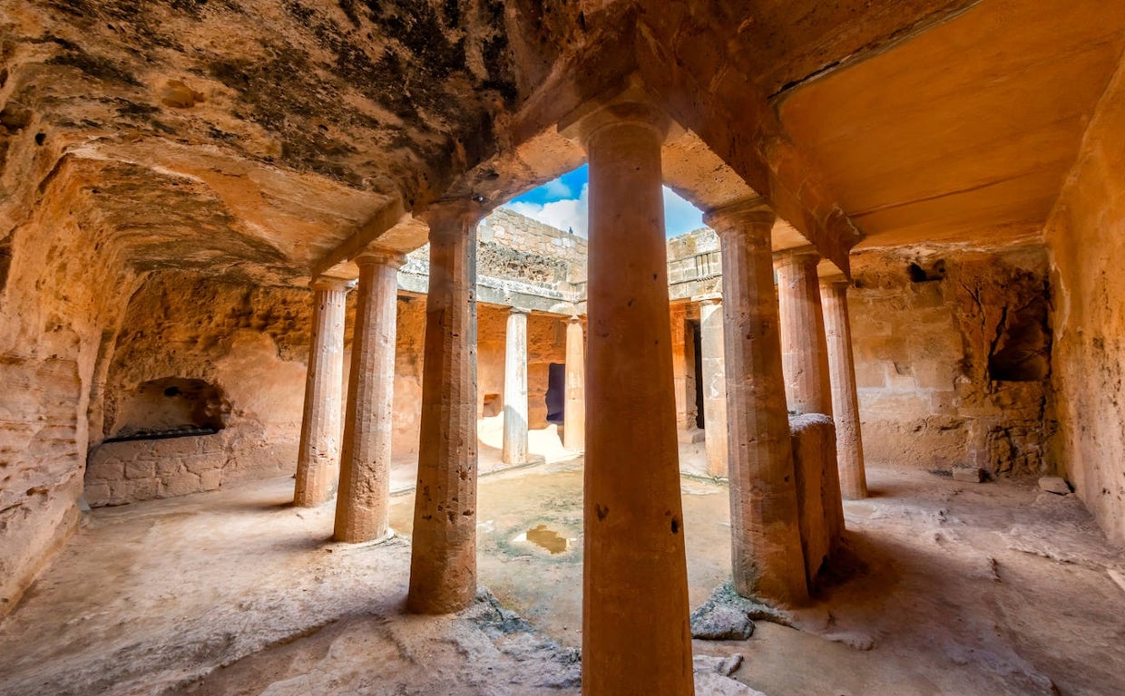 Tumbas de los reyes, una necrópolis en la costa oeste de Chipre