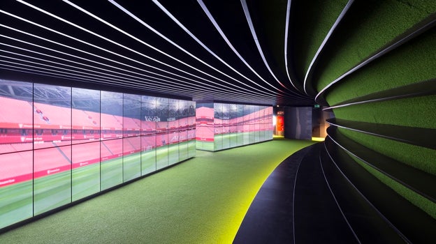 Imagen del interior del estadio San Mamés
