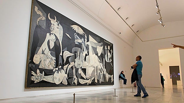 Cuadro del Guernica en el Museo Reina Sofía, Madrid