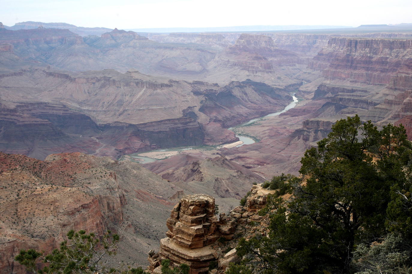 El Gran Cañón, en Arizona, atravesado por el río Colorado, tiene 4,2 millones de hashtags. 