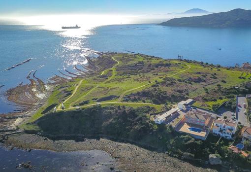 Otra imagen aérea de los flysch de Algeciras