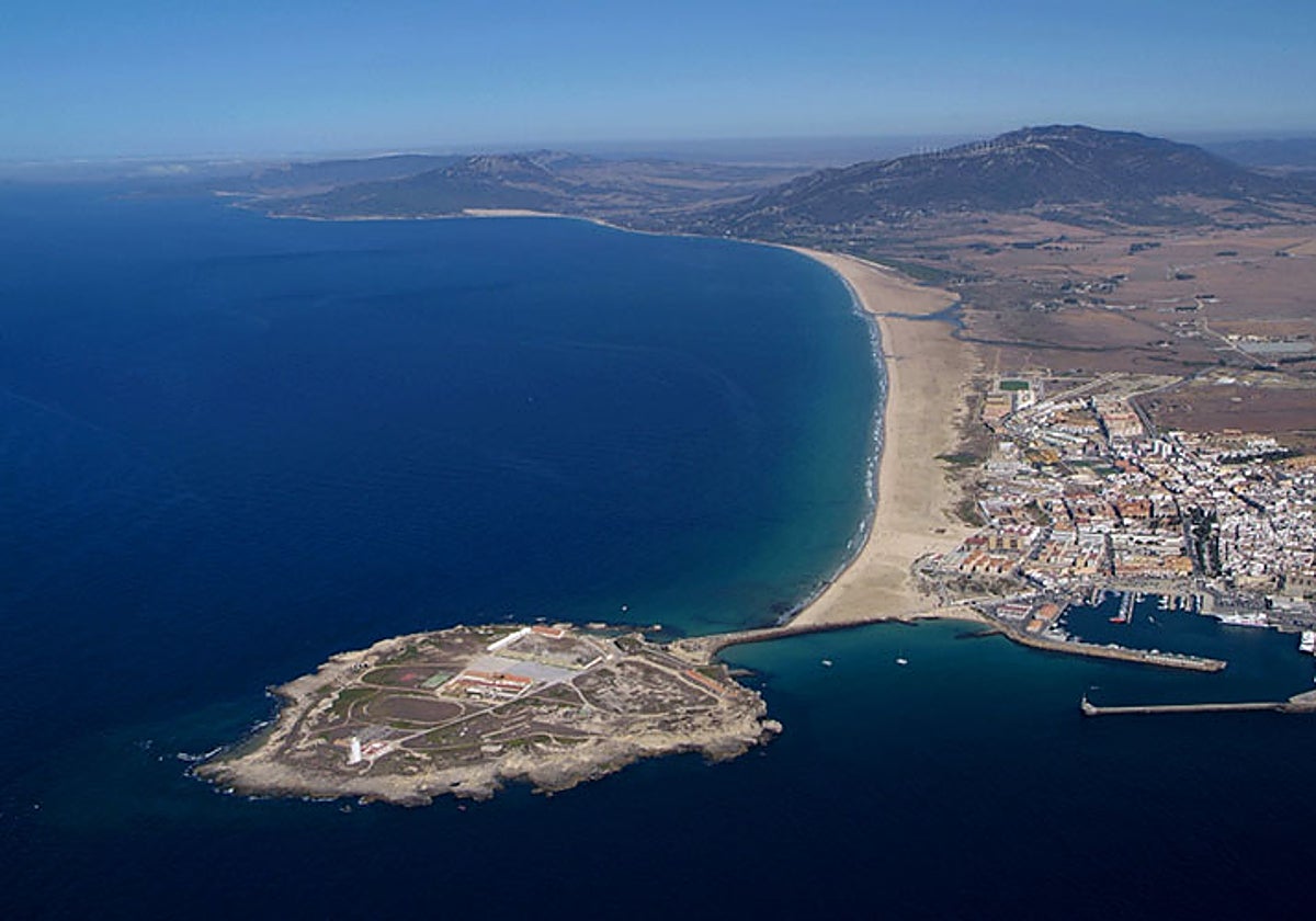 Imagen aérea del Campo de Gibraltar