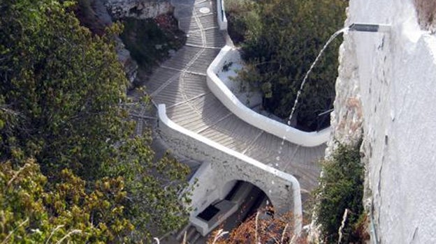 Vista del lavadero de Bayarcal.