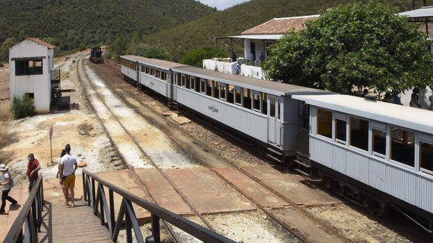 Tren turístico en Riotinto