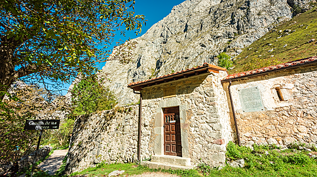 Imagen de la capilla de Las Nieves