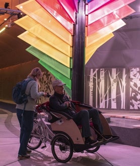 Imagen secundaria 2 - En el nuevo túnel de Bergen para uso deportivo (bicicletas, corredores, a pie) hay una temperatura constante de 7 grados, a salvo de las nevadas o el frío extremo en esta ciudad noruega. 