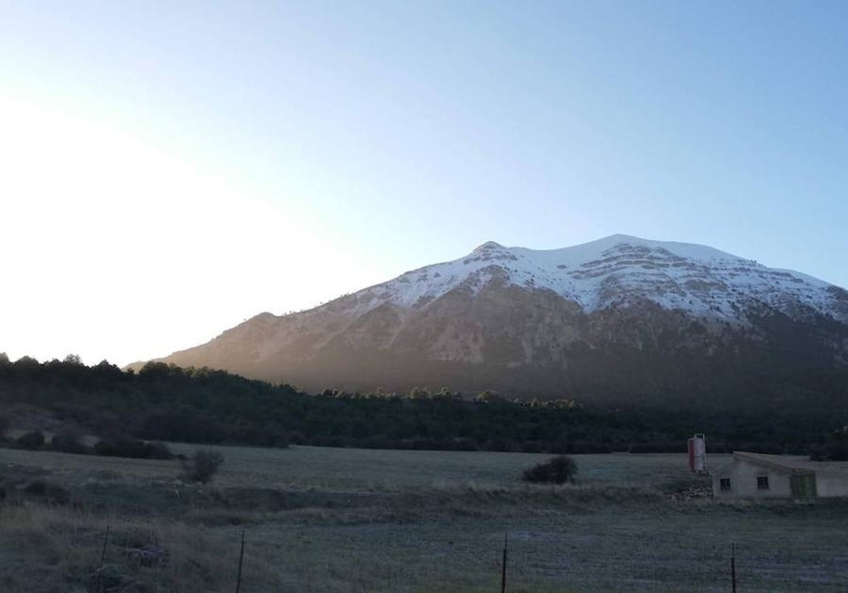 Imagen del paisaje montañoso de la Sagra, en Granada