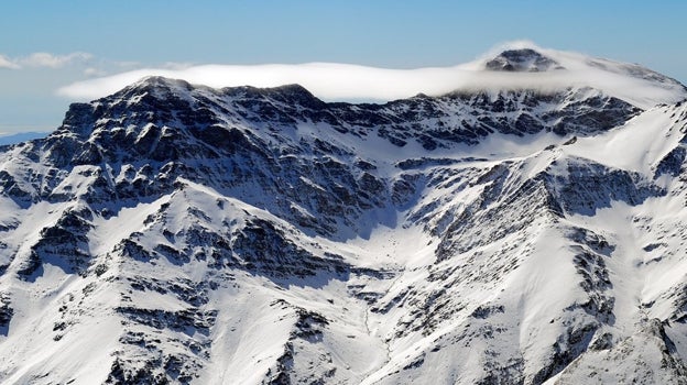 En invierno los parajes de la localidad granadina de Trevélez se llenan de nieve