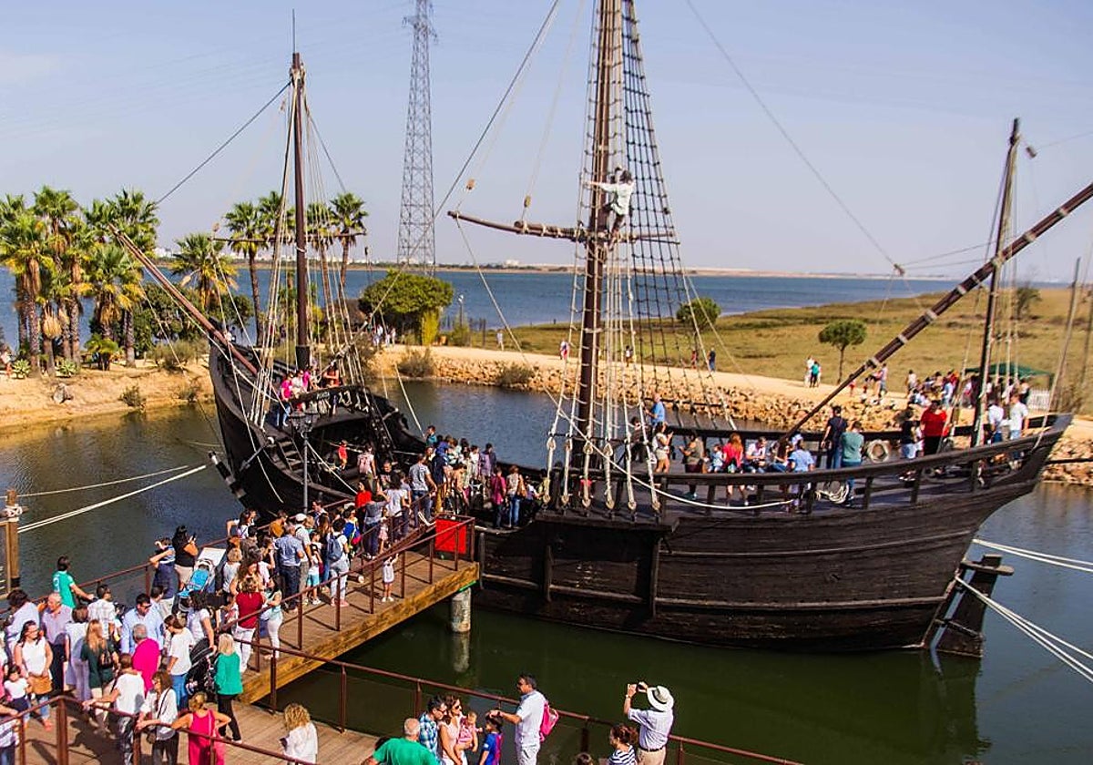 Visita al Muelle de las Carabelas de Huelva