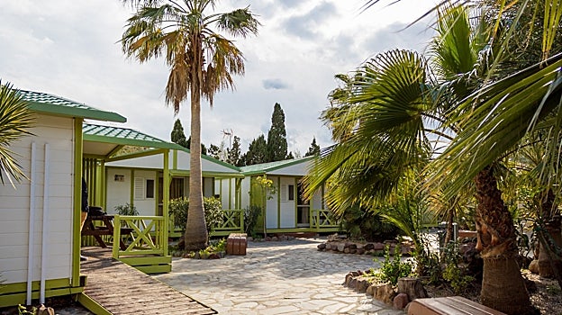 Bungalows en el Complejo Turístico Los Escullos en Níjar.