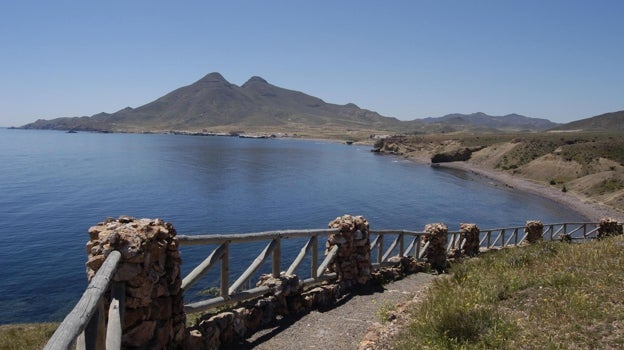 Mirador de la Isleta del Moro en Cabo de Gata-Níjar.