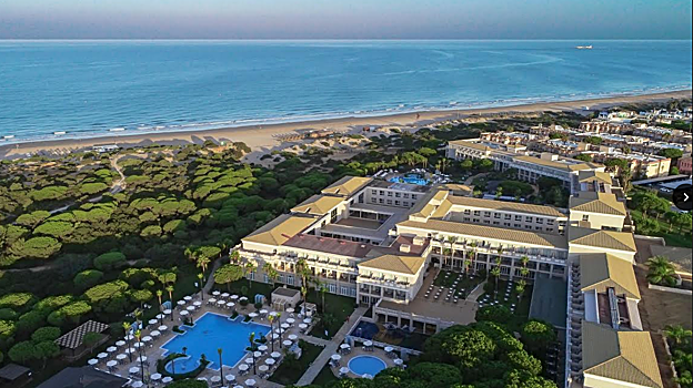 Vista aérea del hotel Valentin Sancti Petri