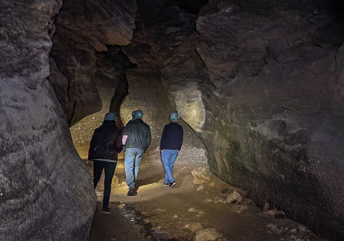 Interior de las cuevas de Sorbas.