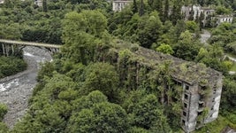 El pueblo fantasma que fue un pujante asentamiento minero en la era soviética