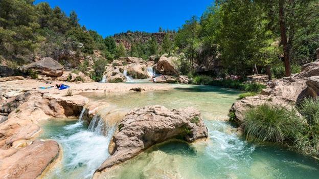 Pozas y saltos de agua de las Chorreras del Cabriel