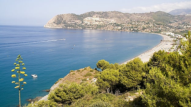 Imagen de la playa de La Herradura