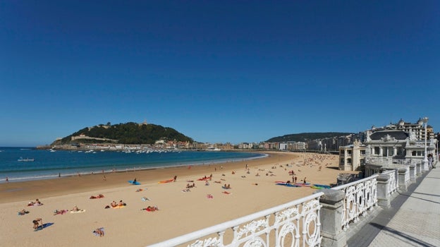 Playa de la Concha en San Sebastián