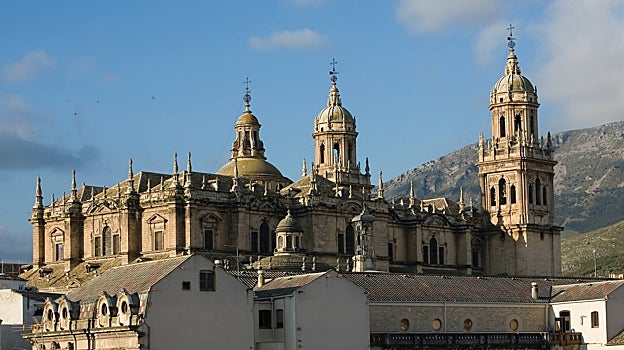 Vista exterior de la Catedral de Jaén.