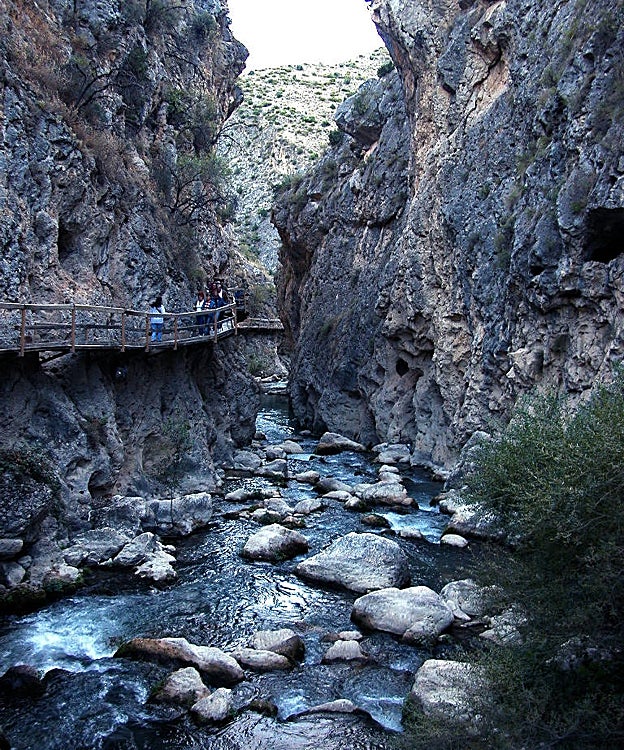 La cerrada del río Castril, un paraíso fluvial escondido en la sierra granadina