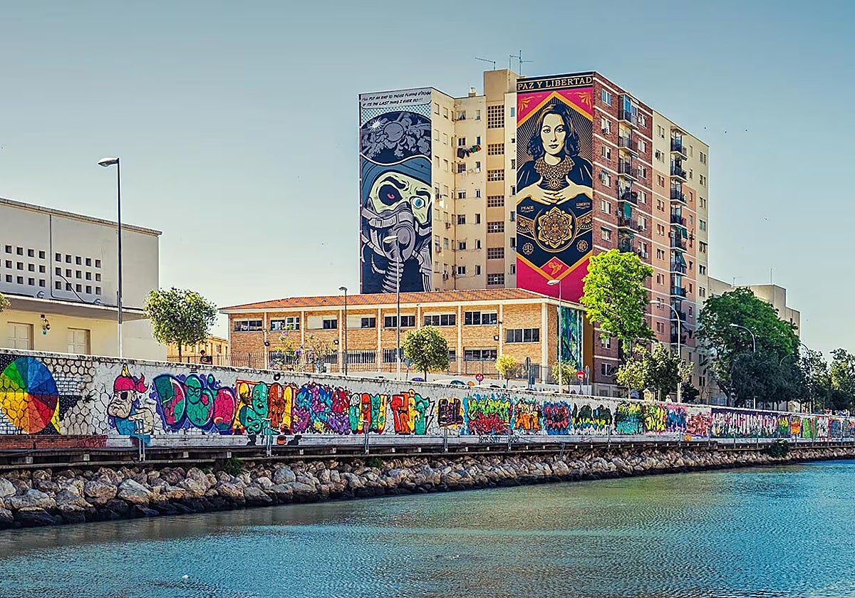 Murales en el entorno del Soho