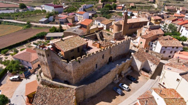 Imagen del castillo de Grisel, Zaragoza