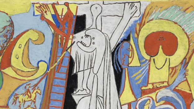 Imagen de la obra 'La crucifixión' de Pablo Picasso