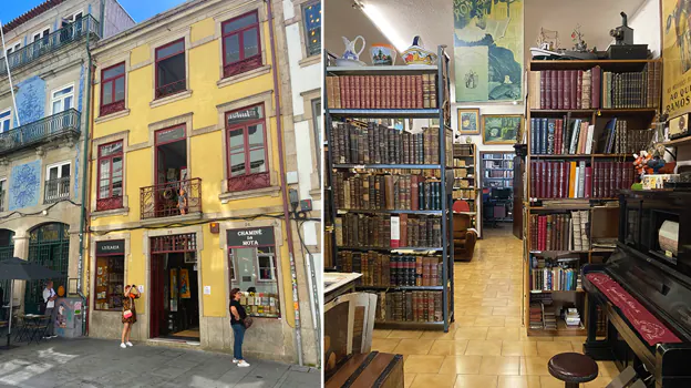 Librería Camine da Mota, en la Rua das Flores