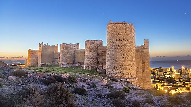 Vista de la Alcazaba en Almería