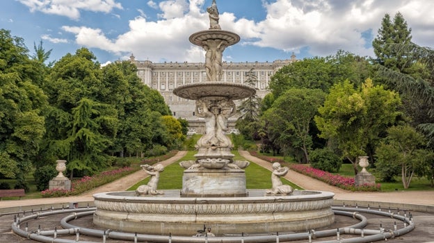 Imagen de los jardines del Campo del Moro