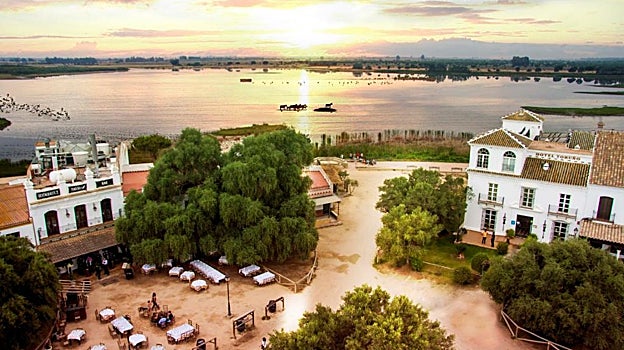 Vista aérea del hotel Restaurante Toruño