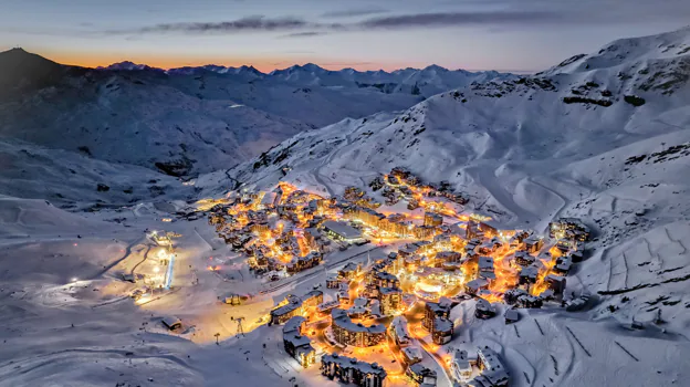 Trineo Cosmojet en Val Thorens: la pista más larga del mundo