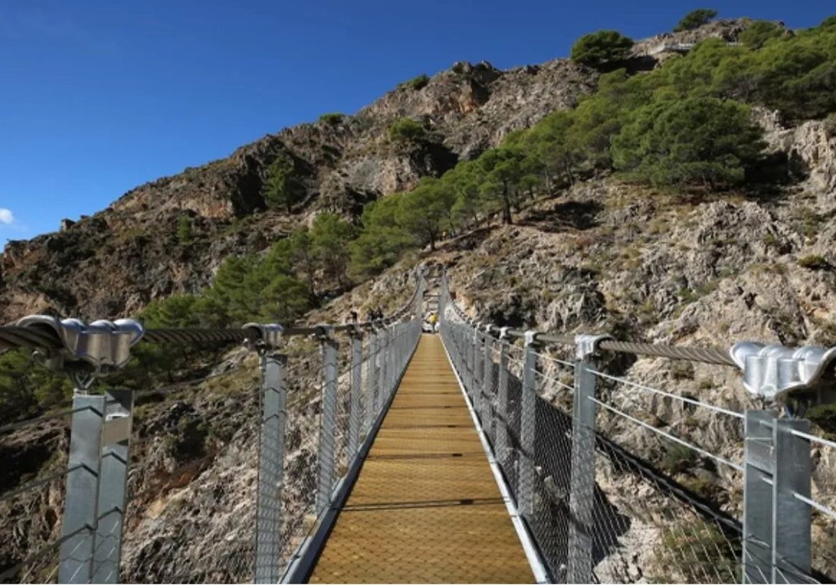 Puente colgante de El Saltillo