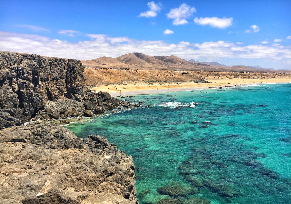 Piedra Playa, también conocida como El Aljibe de la Cueva, en el norte de Fuerteventura