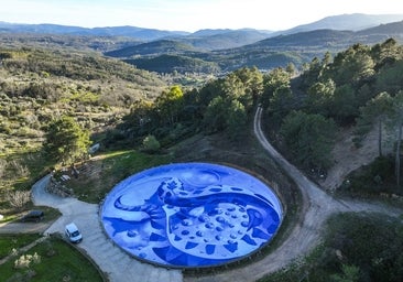Uno de los mejores murales del mundo está en un pueblo de 180 habitantes