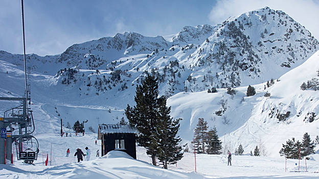 Imagen de la estación de esquí de Tavascán