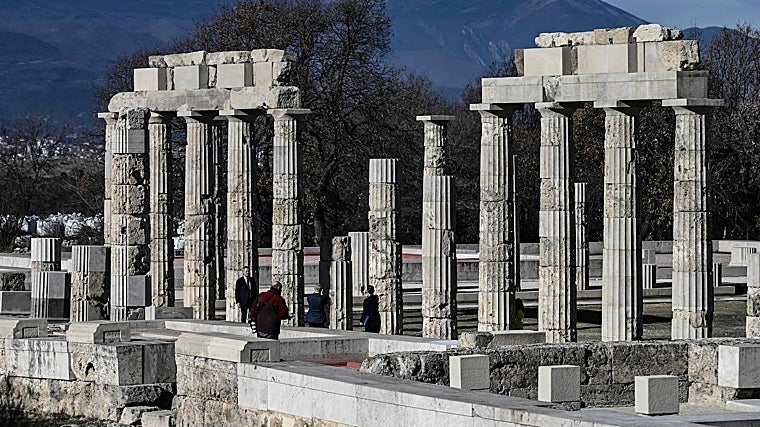 Palacio de Aigai, al norte de Grecia
