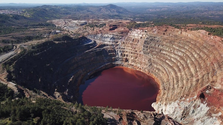 La explotación minera Corta Atalaya, en Riotinto, fue escenario para 'El Corazón de la Tierra'.