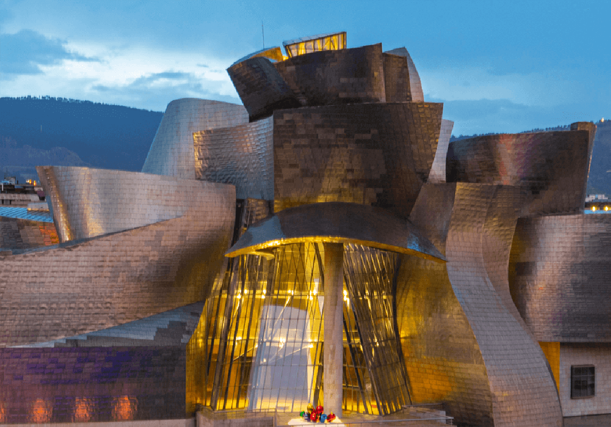 Imagen exterior del Museo Guggenheim de Bilbao